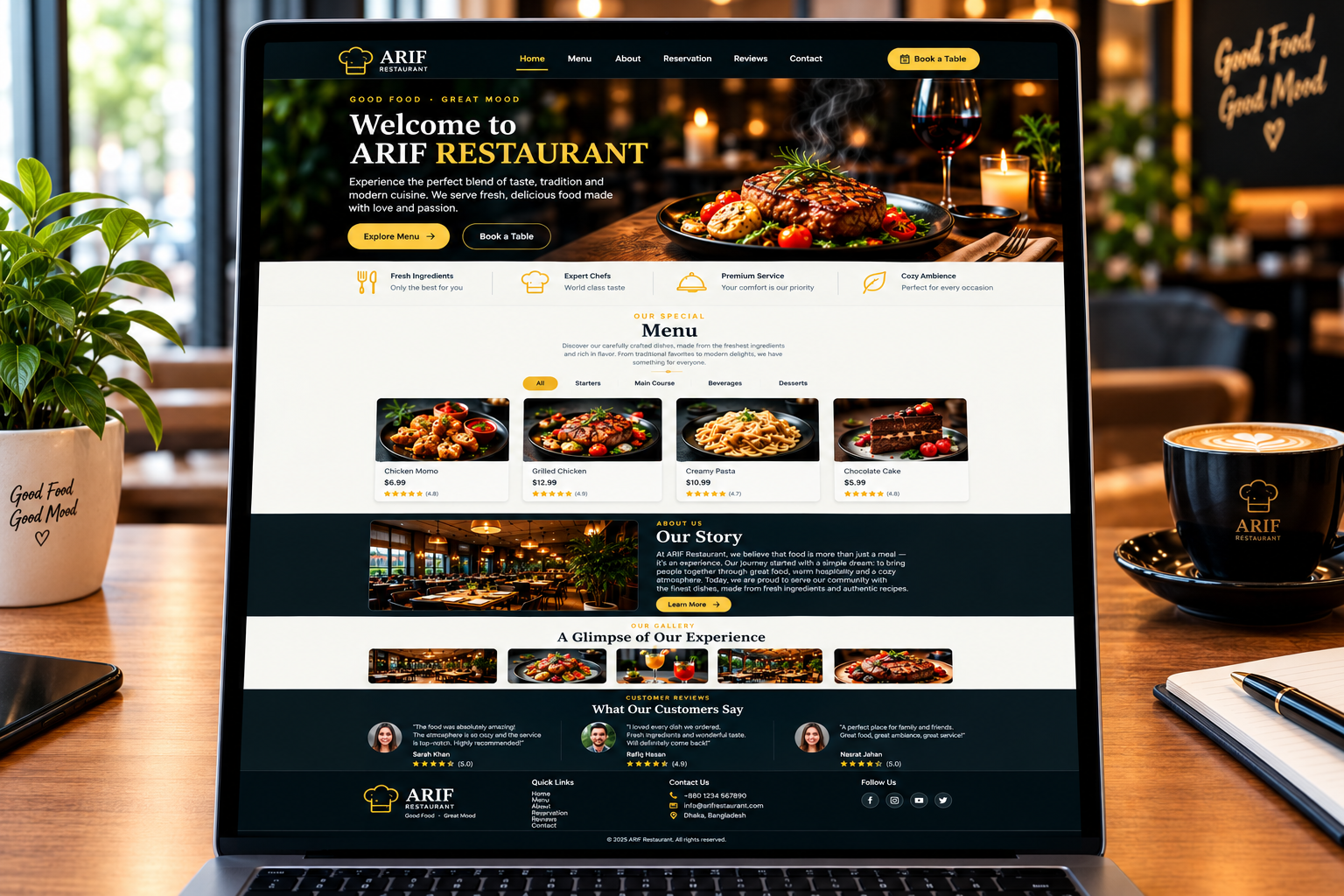 Restaurant Website